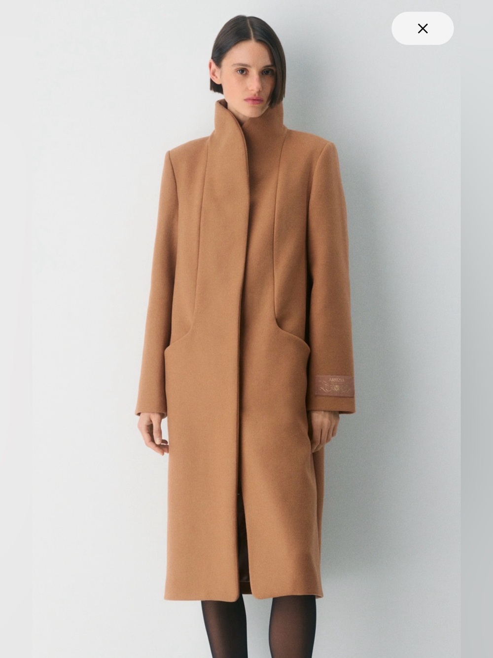 Wilfred Cocoon long wool coat